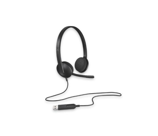 Logitech H340 Headset czarne z mikrofonem - 120306 - zdjęcie 2